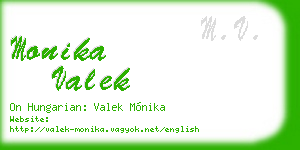 monika valek business card